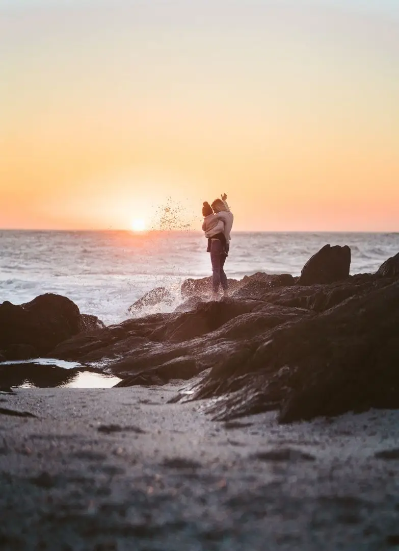 Walking by Ocean