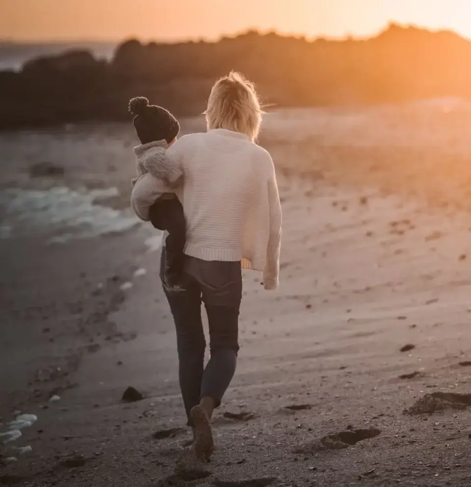 Walking by Ocean